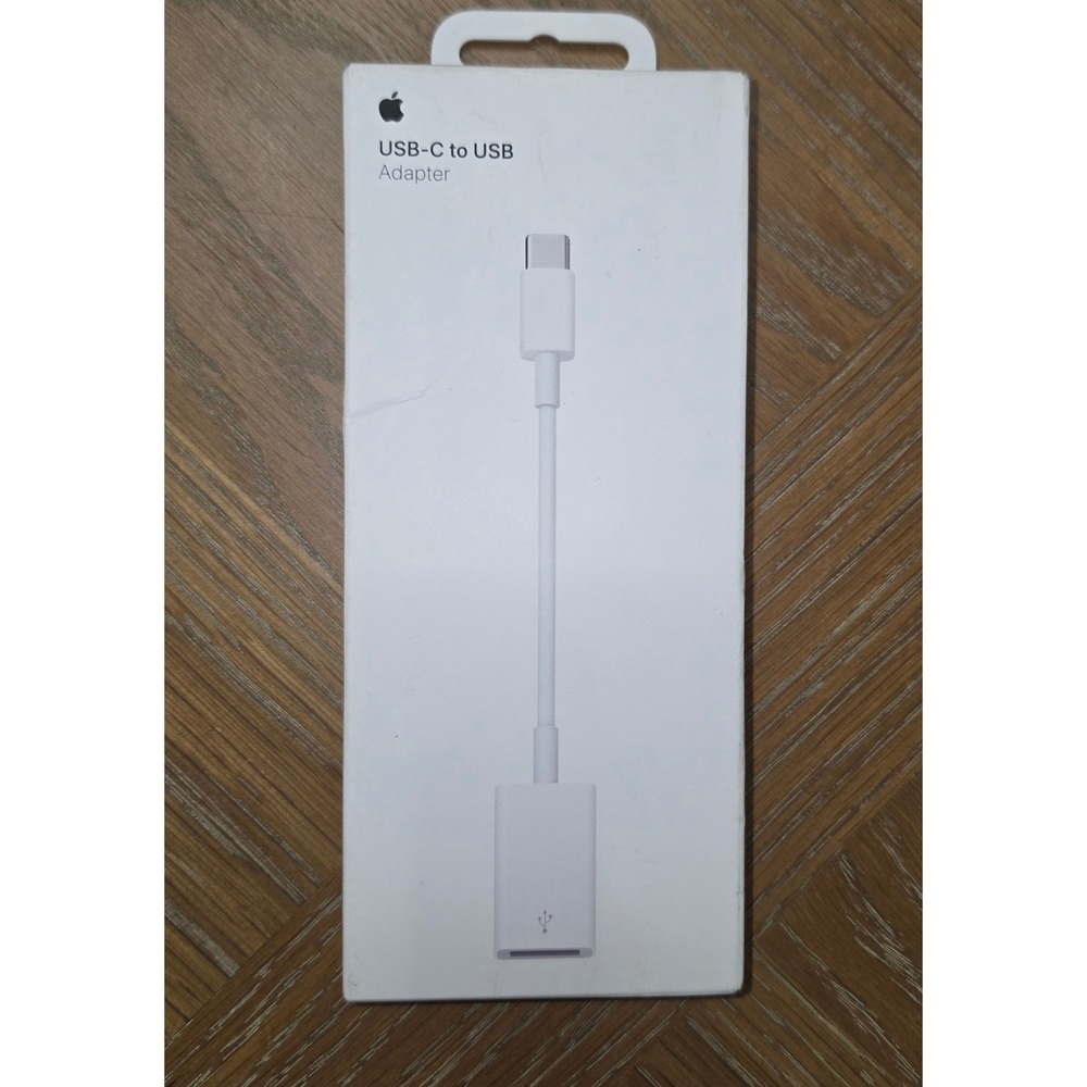 Apple USB-C to USB Adapter White MW5L3AM/A A1632 Genuine Mac iPad Accessory